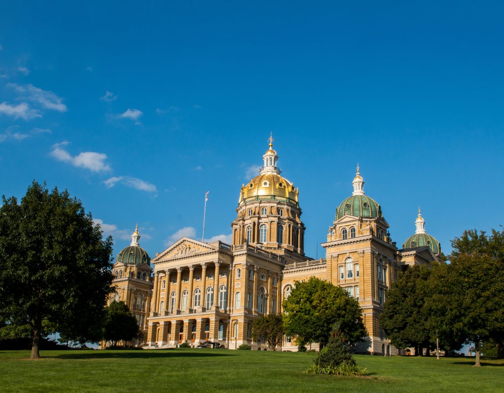 Iowa state capitol building