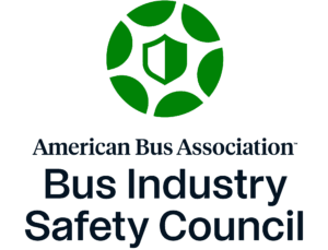A logo for the American Bus Association Bus Industry Safety Council, brought to you by ABC Companies.
