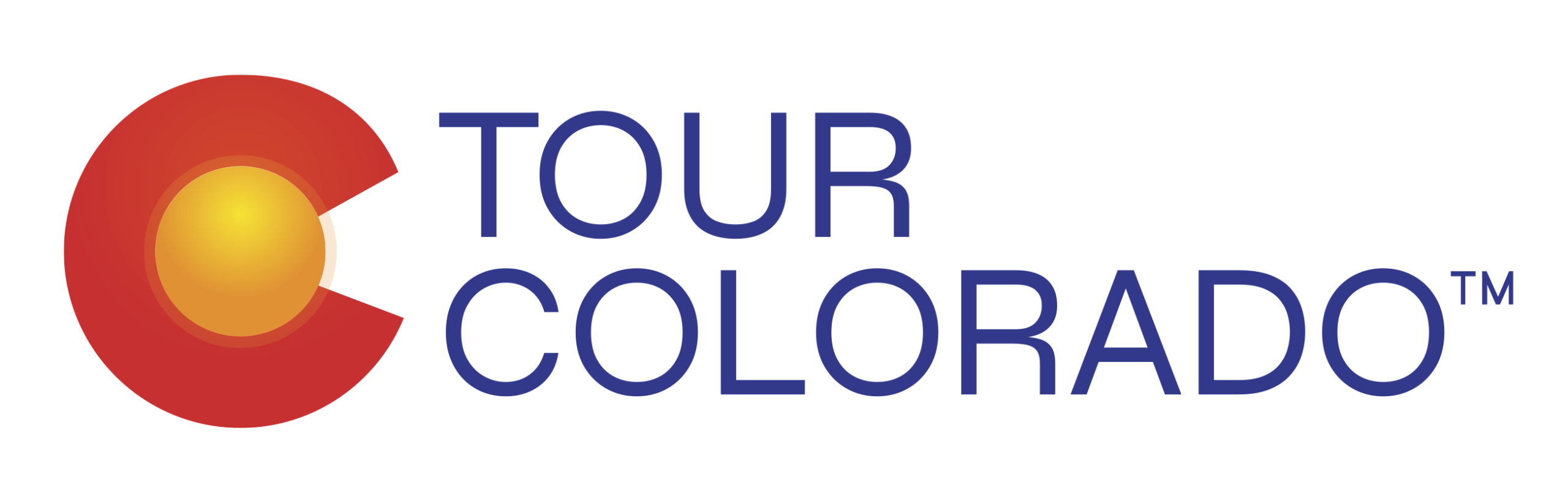 A logo for Tour Colorado.